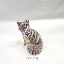 NEW ROYAL CROWN DERBY Sitting Kitten Paperweight AUTHORIZED DEALER