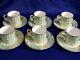 New Royal Crown Derby'darley Abbey' 6 X Coffee Cups & Saucers