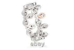 NEW Welsh Clogau Silver & Rose Gold Royal Crown Ring £40 OFF! SIZE K