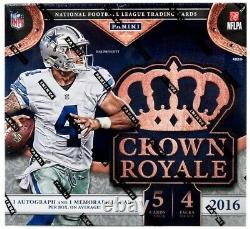 NFL 2016 Panini Crown Royale Football Trading Card RETAIL Box