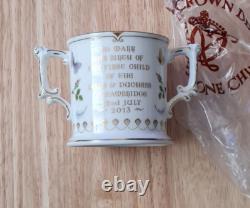 New Boxed Royal Crown Derby Limited Edition Prince George Loving Cup