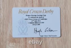 New Boxed Royal Crown Derby Limited Edition Prince George Loving Cup