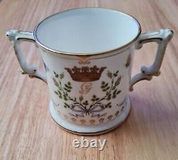 New Boxed Royal Crown Derby Limited Edition Prince George Loving Cup