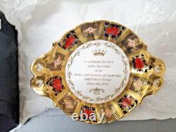 New Boxed Royal Crown Derby Limited Edition Royal Baby Imari Tray