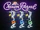 New Crown Royal Dancers Neon Light Sign 17x14 Beer Gift Lamp Bar Artwork Decor