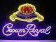 New Crown Royal Logo Bar Beer Man Cave Bar Neon Light Sign 20x16