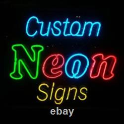 New Crown Royal Whiskey Neon Light Sign 24x20 Lamp Bar Display Real Glass Art
