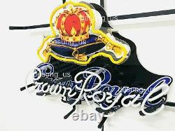 New Crown Royal Whiskey Neon Sign 20x16 With HD Vivid Printing Technology