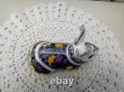 New Nib Royal Crown Derby Springtime Bunny Paperweight Figurine Fine Bone China