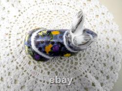 New Nib Royal Crown Derby Springtime Bunny Paperweight Figurine Fine Bone China