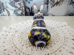 New Nib Royal Crown Derby Springtime Bunny Paperweight Figurine Fine Bone China