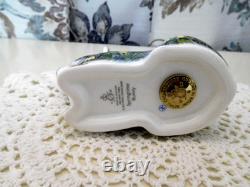 New Nib Royal Crown Derby Springtime Bunny Paperweight Figurine Fine Bone China