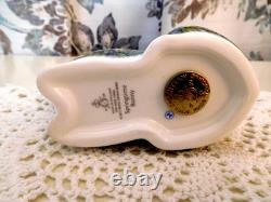 New Nib Royal Crown Derby Springtime Bunny Paperweight Figurine Fine Bone China