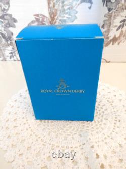 New Nib Royal Crown Derby Springtime Bunny Paperweight Figurine Fine Bone China