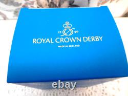 New Nib Royal Crown Derby Springtime Bunny Paperweight Figurine Fine Bone China