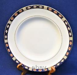 New ROYAL CROWN DERBY Bone China England KEDLESON Pattern 10 1/2d Dinner Plate