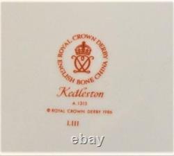 New ROYAL CROWN DERBY Bone China England KEDLESON Pattern 10 1/2d Dinner Plate