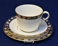 New ROYAL CROWN DERBY Bone China England KEDLESON Set Cup Saucer 6 1/4d Plate