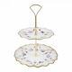 New Royal Crown Derby 1st Quality Antoinette 2 Tier Cake Stand