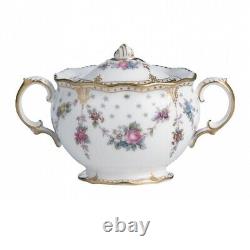 New Royal Crown Derby 1st Quality Antoinette Covered Sugar Bowl