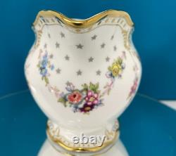 New Royal Crown Derby 1st Quality Antoinette Cream Milk Jug