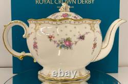 New Royal Crown Derby 1st Quality Antoinette Medium Teapot