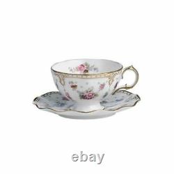 New Royal Crown Derby 1st Quality Antoinette Tea Cup & Saucer