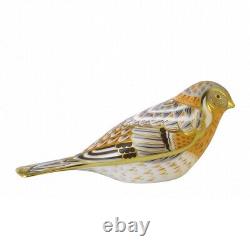 New Royal Crown Derby 1st Quality Brambling Paperweight