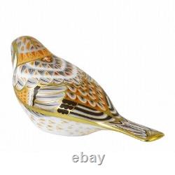 New Royal Crown Derby 1st Quality Brambling Paperweight