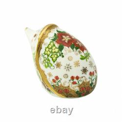 New Royal Crown Derby 1st Quality Christmas Hedgehog Paperweight