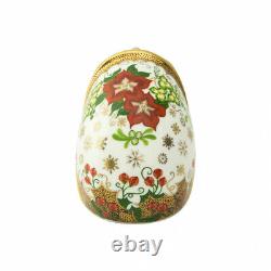 New Royal Crown Derby 1st Quality Christmas Hedgehog Paperweight