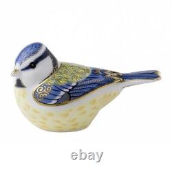 New Royal Crown Derby 1st Quality Garden Blue Tit Paperweight