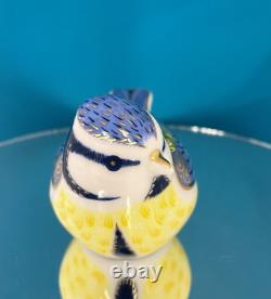 New Royal Crown Derby 1st Quality Garden Blue Tit Paperweight