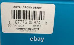 New Royal Crown Derby 1st Quality Garden Blue Tit Paperweight