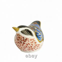 New Royal Crown Derby 1st Quality Garden Nuthatch Paperweight