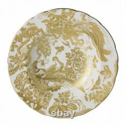 New Royal Crown Derby 1st Quality Gold Aves 8 Rim Soup Bowl