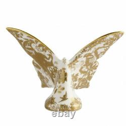 New Royal Crown Derby 1st Quality Gold Aves Butterfly Paperweight