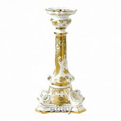 New Royal Crown Derby 1st Quality Gold Aves Candlestick