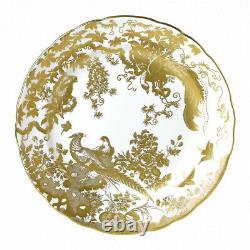 New Royal Crown Derby 1st Quality Gold Aves Dinner Plate