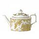 New Royal Crown Derby 1st Quality Gold Aves Large Teapot
