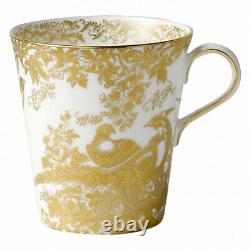 New Royal Crown Derby 1st Quality Gold Aves Mug