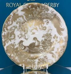 New Royal Crown Derby 1st Quality Gold Aves Oatmeal Cereal Bowl