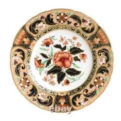 New Royal Crown Derby 1st Quality Imari Accent Salad Plate Pink Camellias