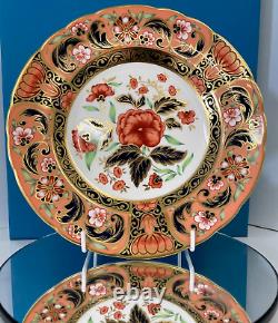 New Royal Crown Derby 1st Quality Imari Accent Salad Plate Pink Camellias