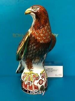 New Royal Crown Derby 1st Quality Limited Edition Golden Eagle Paperweight