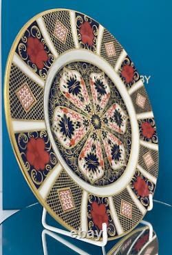 New Royal Crown Derby 1st Quality Old Imari 1128 8 Salad Side Plate Set of 6