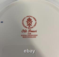 New Royal Crown Derby 1st Quality Old Imari 1128 8 Salad Side Plate Set of 6