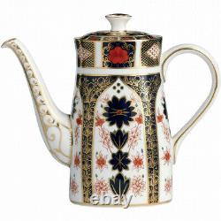 New Royal Crown Derby 1st Quality Old Imari 1128 Coffee Pot