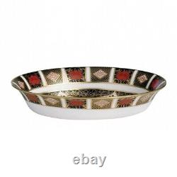 New Royal Crown Derby 1st Quality Old Imari 1128 Open Vegetable Dish