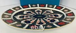 New Royal Crown Derby 1st Quality Old Imari 1128 Small Oval Serving Platter